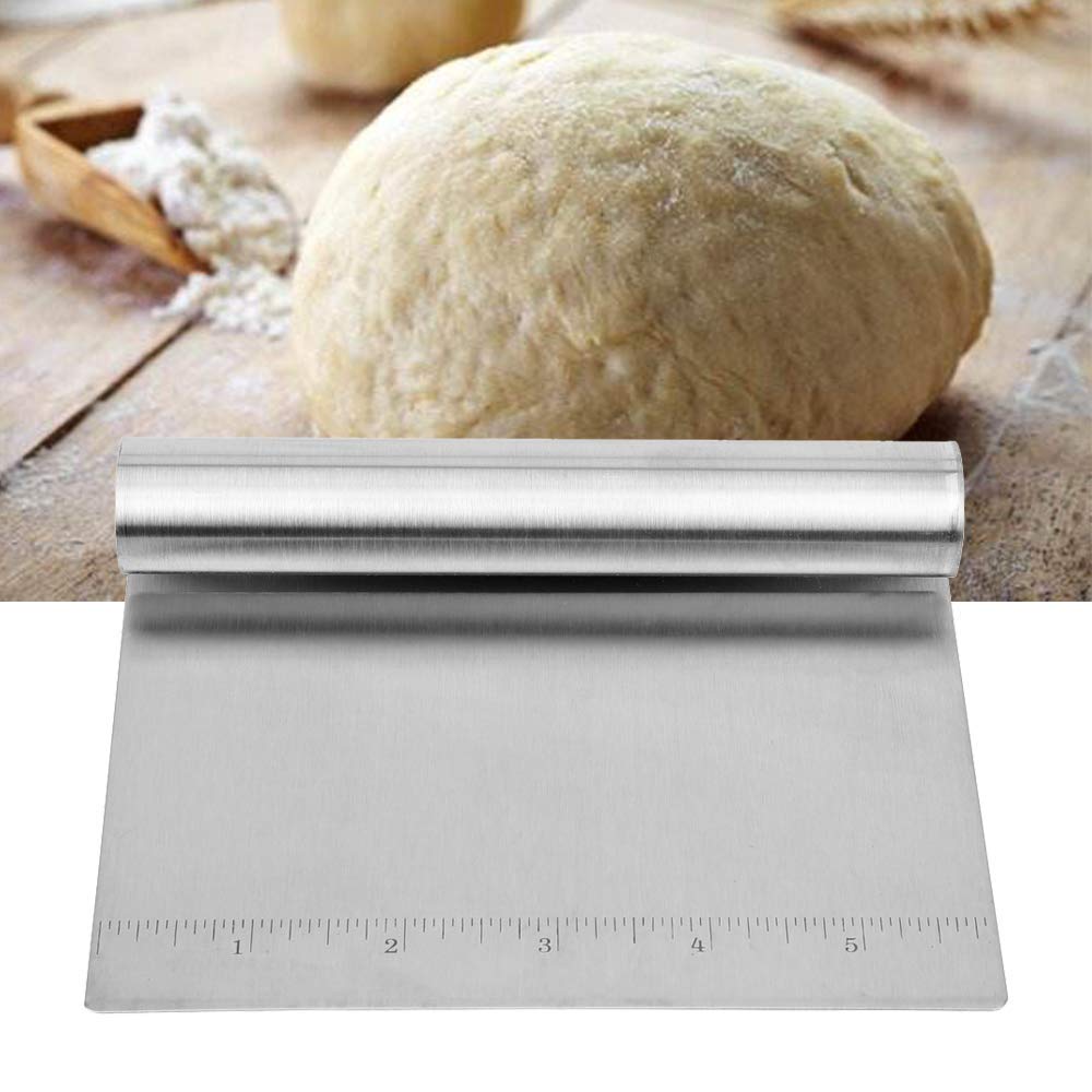Kitchen Accessories Dough Cutter Flour Scraper Flour Spatula Stainless Steel for Pizza Pastry Pancake Battercake
