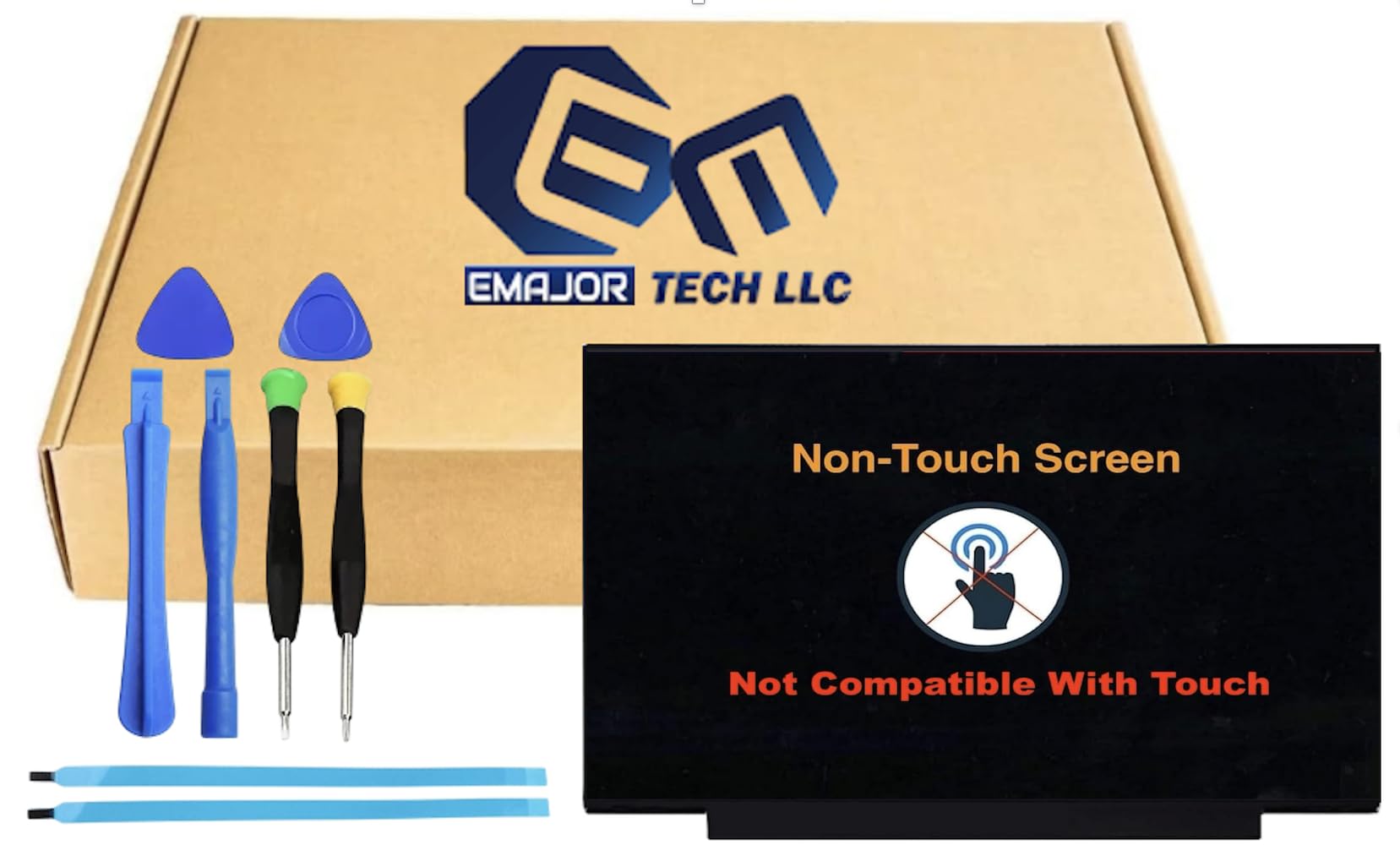 EM EMAJOR TECH New Screen Replacement for B173HAN04.9 1920X1080 FHD 144Hz Non-Touch LCD LED Display with Set of Tape and Tools