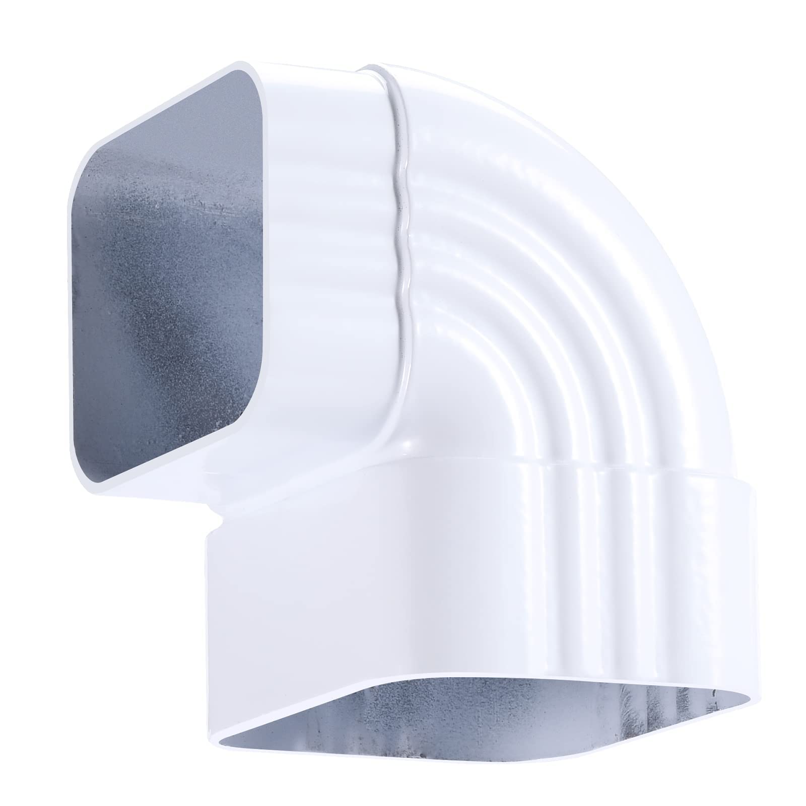 Gutter Elbows 2x3,90 Degree Gutter Elbow, Downspout Elbow, 90 Gutter Elbow,Roofing Gutter Downspout Elbows (Style A)