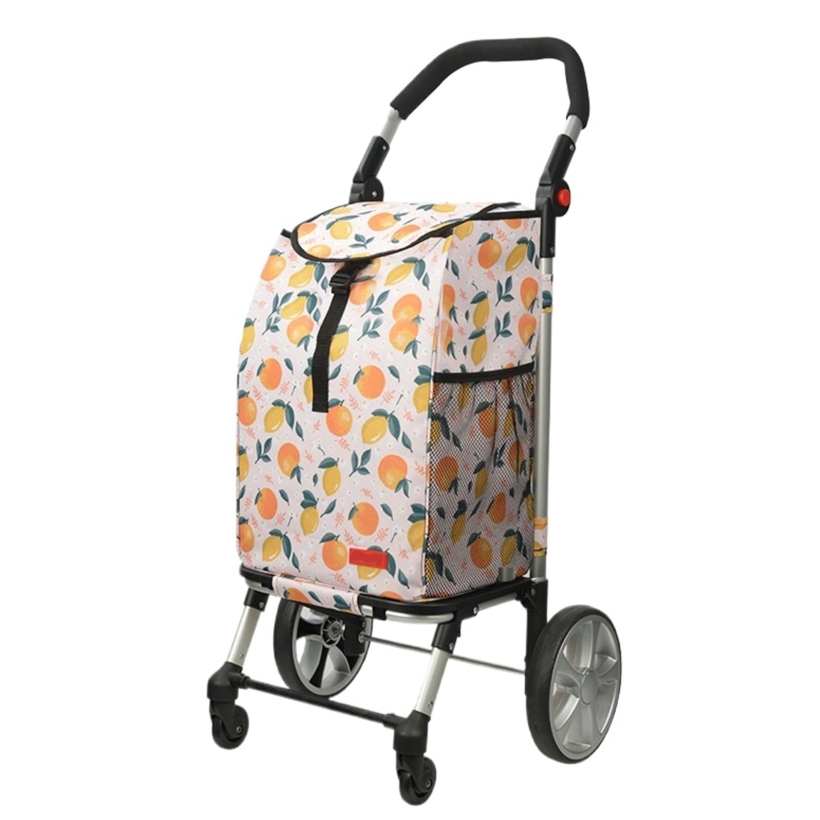 SBZIOJHDR foldable shopping trolley， Foldable Portable Trolley for Travel Outdoor(Multi colored a)