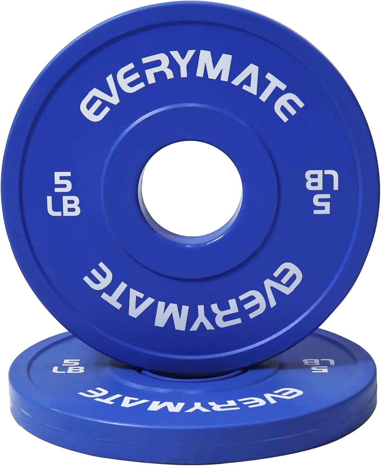 EVERYMATE Change Weight Plates 5LB Fractional Plate Olympic Bumper Plates for Cross Training and