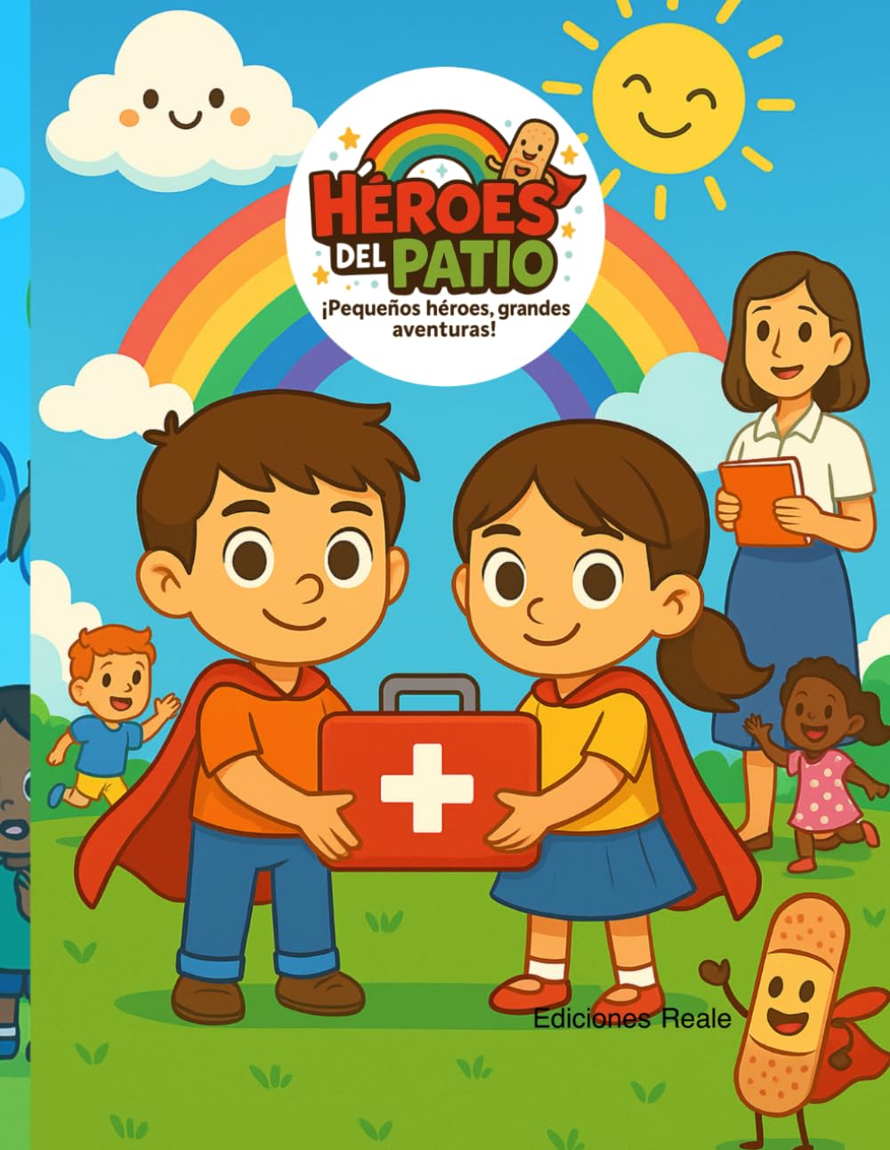 Héroes del Patio: Primeros Auxilios para Niños de 5 a 12 Años: Cuento educativo ilustrado para enseñar seguridad, empatía y cómo actuar en la escuela