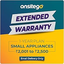 ONSITEGO 1 Year Extended Warranty For Small Household Appliances From Rs 2001-2500 (Email Delivery - No Physical Kit), Red