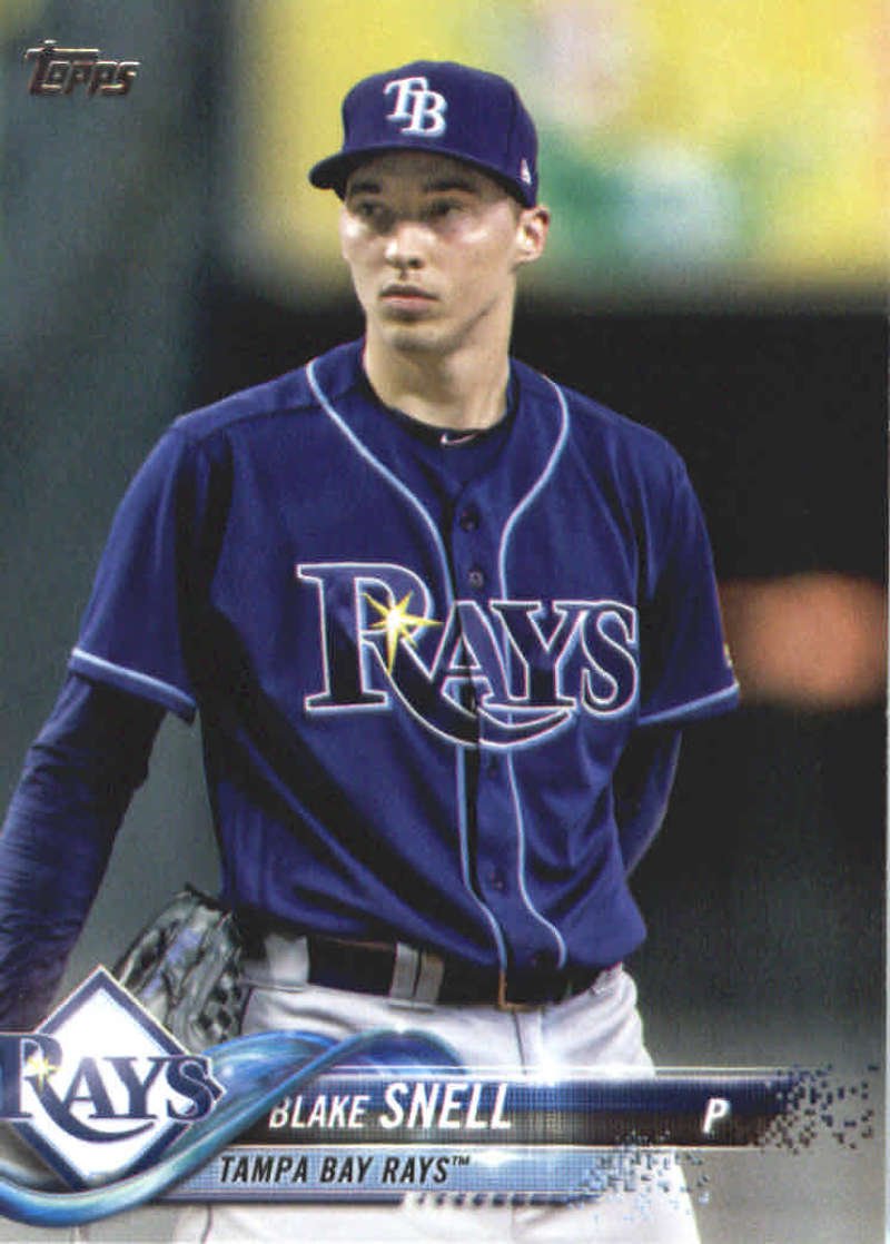 Amazon.com: 2018 Topps Series 2#489 Blake Snell Tampa Bay Rays Baseball Card  - GOTBASEBALLCARDS : Collectibles & Fine Art