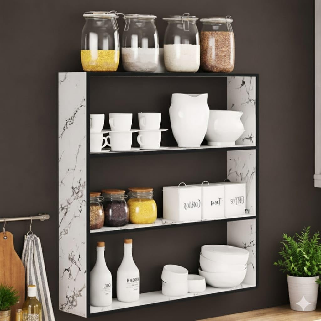 Space Efficient Kitchen Rack with Multi Level Shelves, Designed to Organize Cookware, Bottles and Accessories, Ideal for Clean and Tidy Kitchens-image-44
