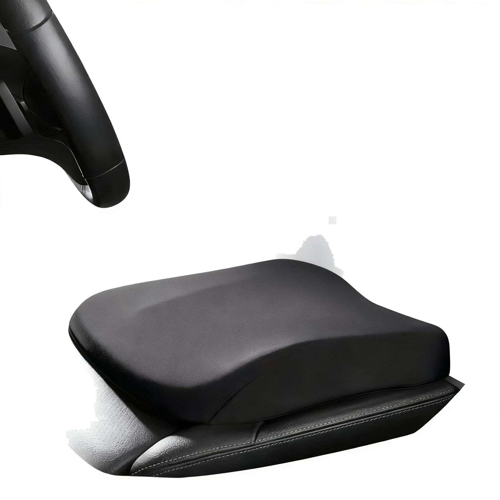 PUXZYAX Alignment Car Seat Cushion Ergonomic Memory Foam Seat Cushion Designed To Elevate Driving Experience Booster Car, black