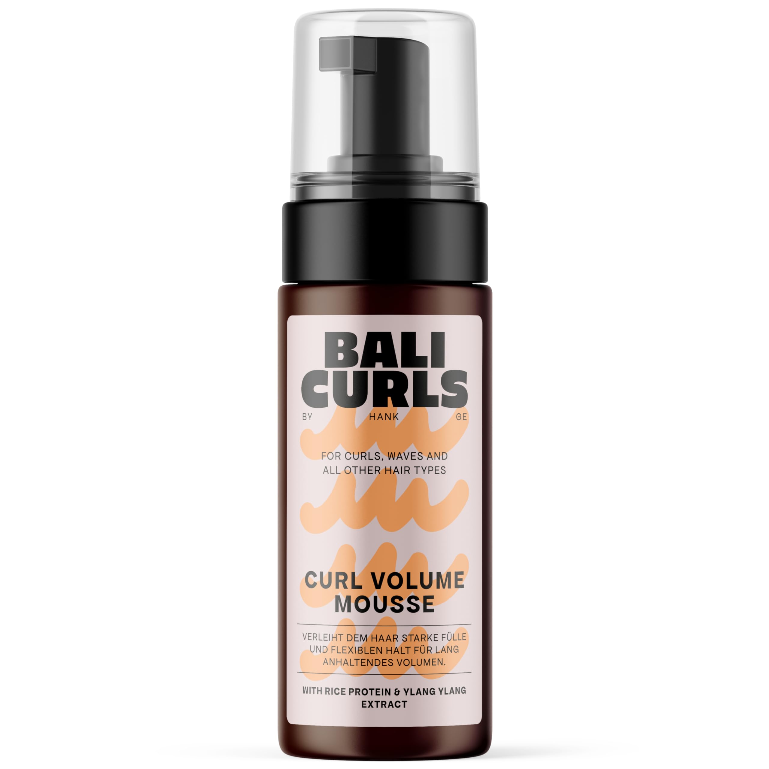 Bali Curls Curl Volume Foam - Lightweight Styling Foam for Curls - Airy Curl Foam for Voluminous Hair - Hair Foam for Extra Hold and Smooth Styling Results - 150 ml