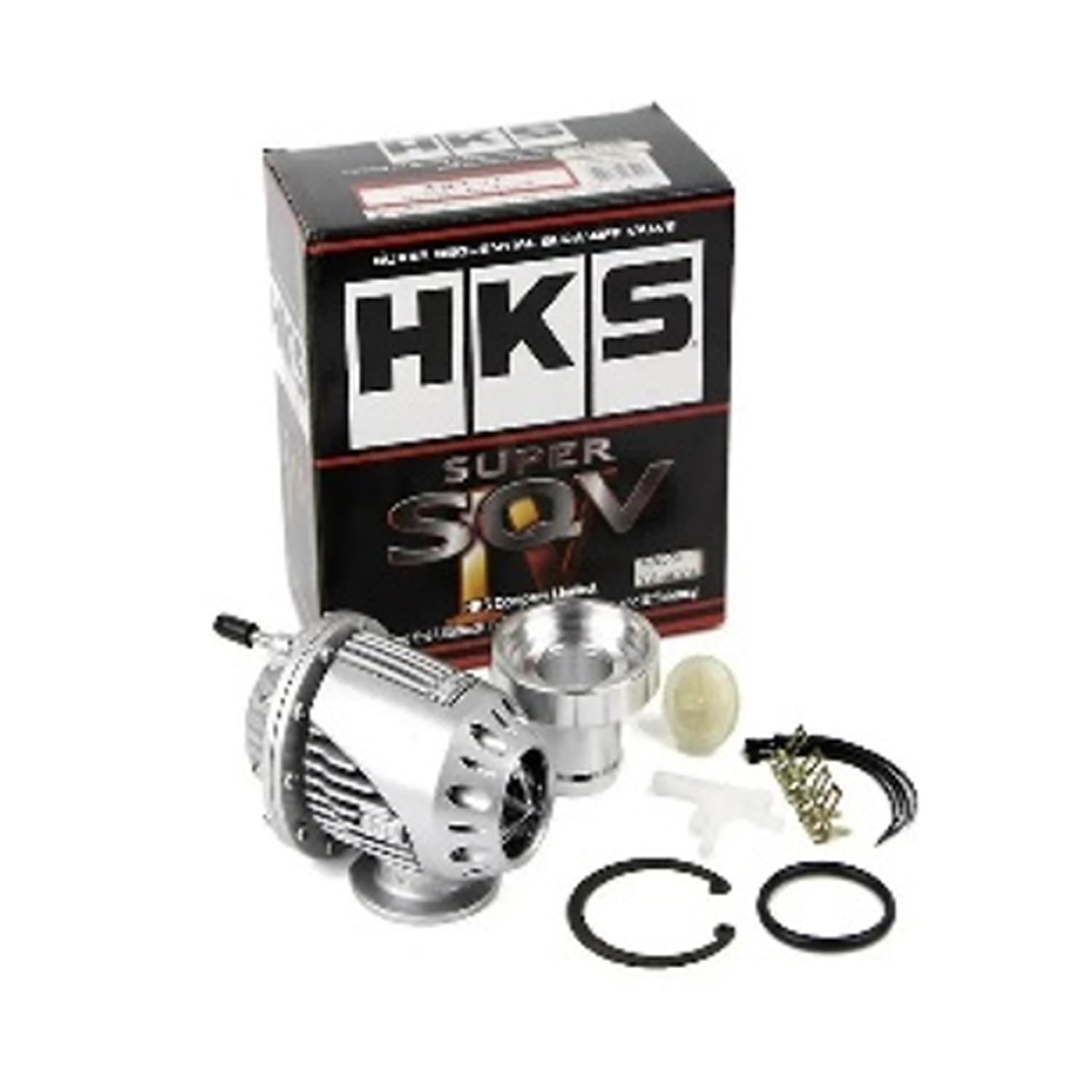 WincaHKS SUPER SQV IV SEQUENTIAL BLOW OFF VALVE KIT BLACK EDITION | UNIVERSAL (Silver)