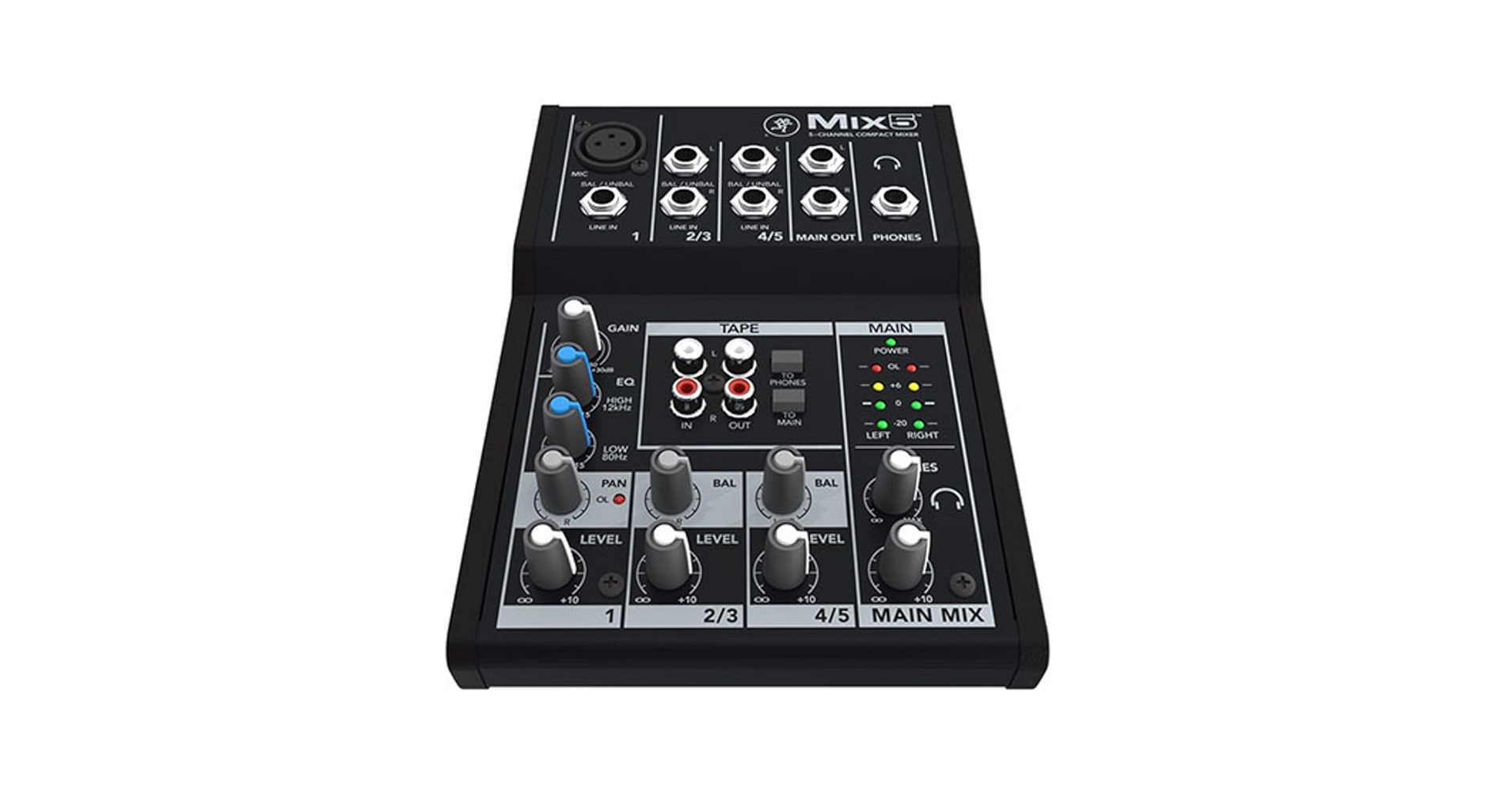 Mackie Mix5 ミキサー Amazon.com: Mackie Mix5 5-Channel Compact Mixer, Black