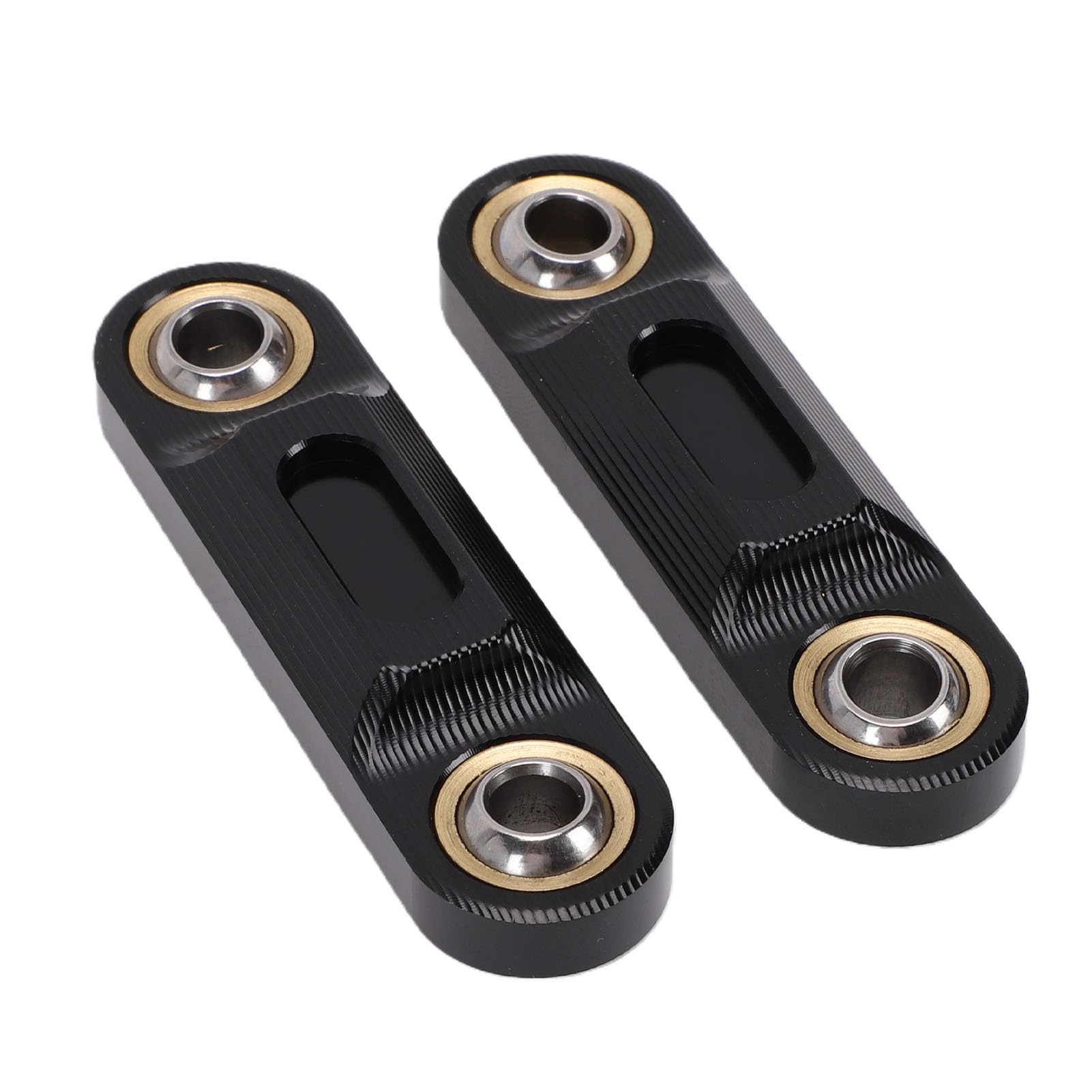 Yosoo Biellettes de Barre Anti-Roulis, Liaison Cylindrique de Remplacement en Alliage D'Aluminium Conception à Double Roulement pour F3 RT ST RS 2013-2025 (BLACK)