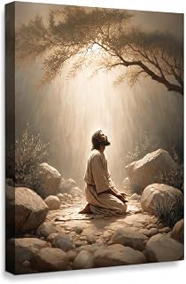 CXKAWM Jesus in Gethsemane Christian canvas print