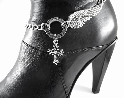 Boot Bracelet Chain Byzantine Affirmation Ring Or Endless Knot Faith Hope Peace Women's Accessories Custom Cross Jewelry #TOP15