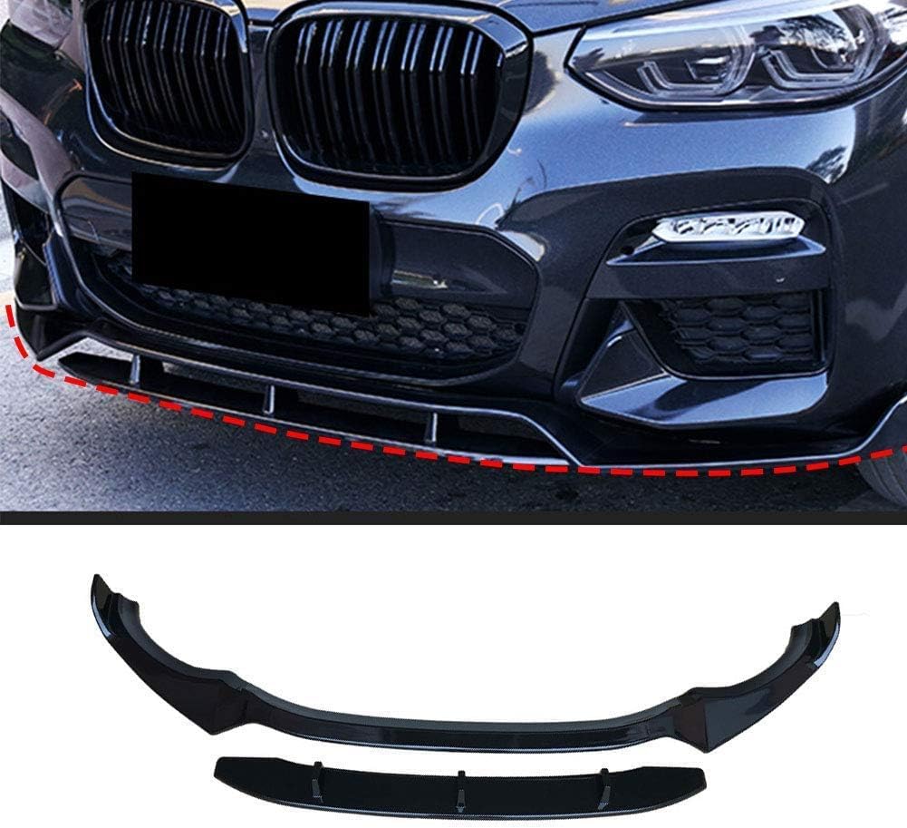 Becquet Avant Pour BMW X3 X4 G01 G02 2018-2020 - Spoiler ABS - Améliore L'aérodynamisme Et Protège Le Pare-chocs