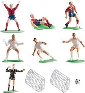 Dekora - Decoracion para Tartas de Cumpleaños con Figuras de Futbol