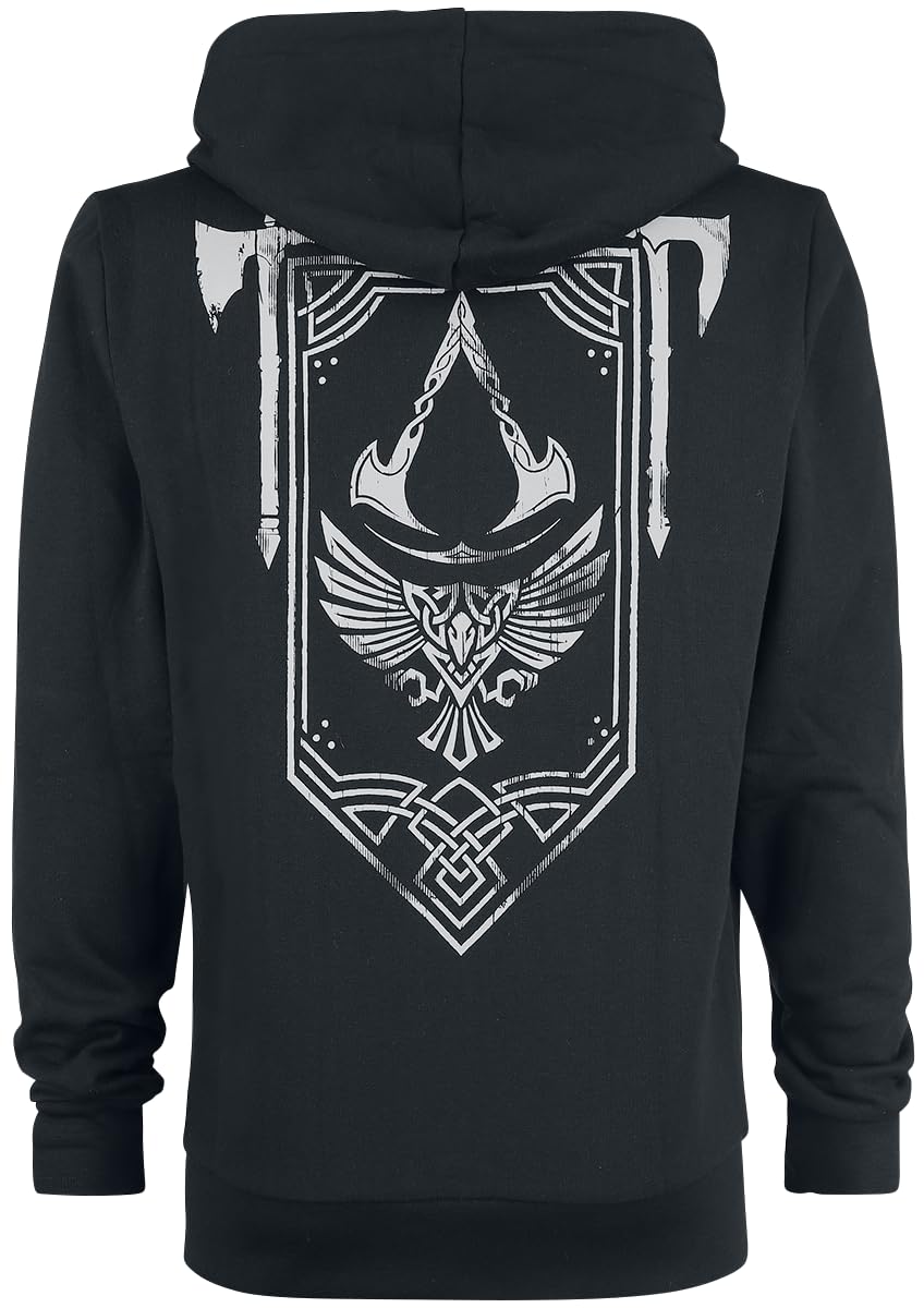 Assassin's Creed Valhalla - Crest Uomo Felpa Jogging Nero Regular
