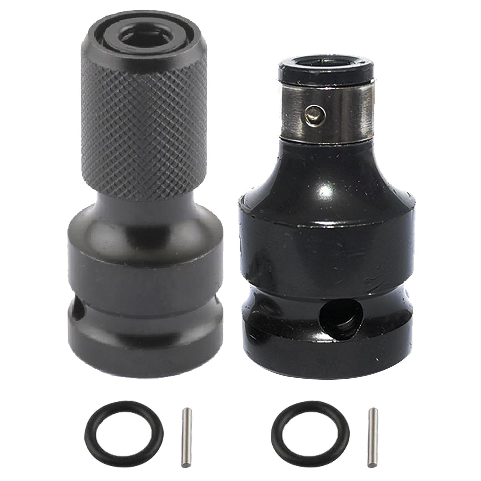 Schlagschrauber Adapter – 2 Stück, 1/2' Auf 1/4', Für Bits & Steckschlüssel