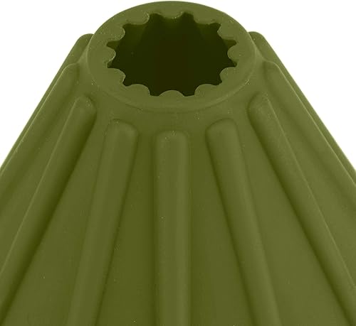 Miniatura 3 de Gotero de café, filtro de café de silicona reutilizable, filtro de cono plegable para el hogar, camping, mochilero, viajes (verde)