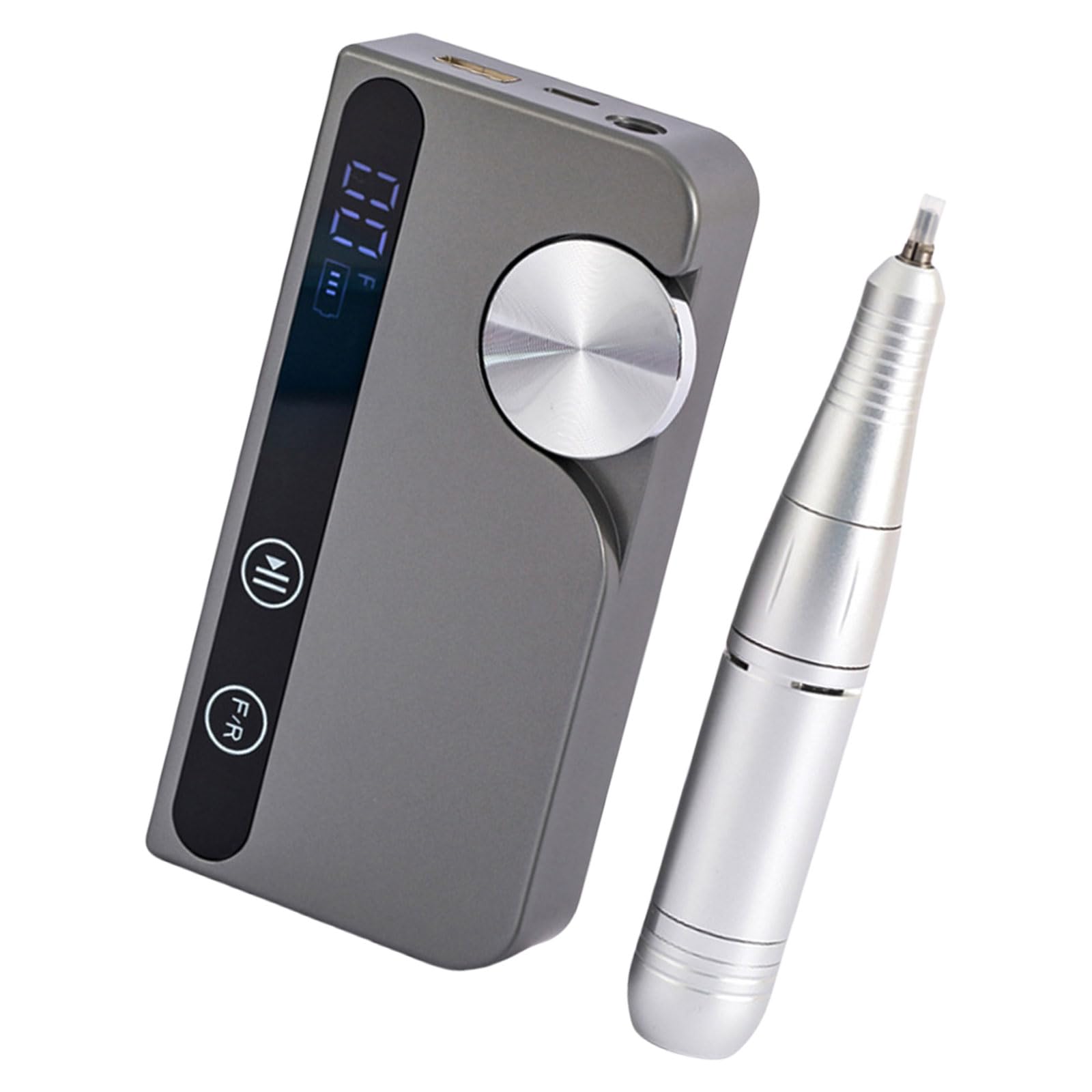 Taladro eléctrico de uñas, herramienta de manicura de 45000 rpm, máquina pulidora con velocidad ajustable para salones, taladro eléctrico, herramienta de manicura
