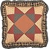 VHC Brands Maisie Patchwork Pillow 18×18 Country Bedding Accessory Barn Red