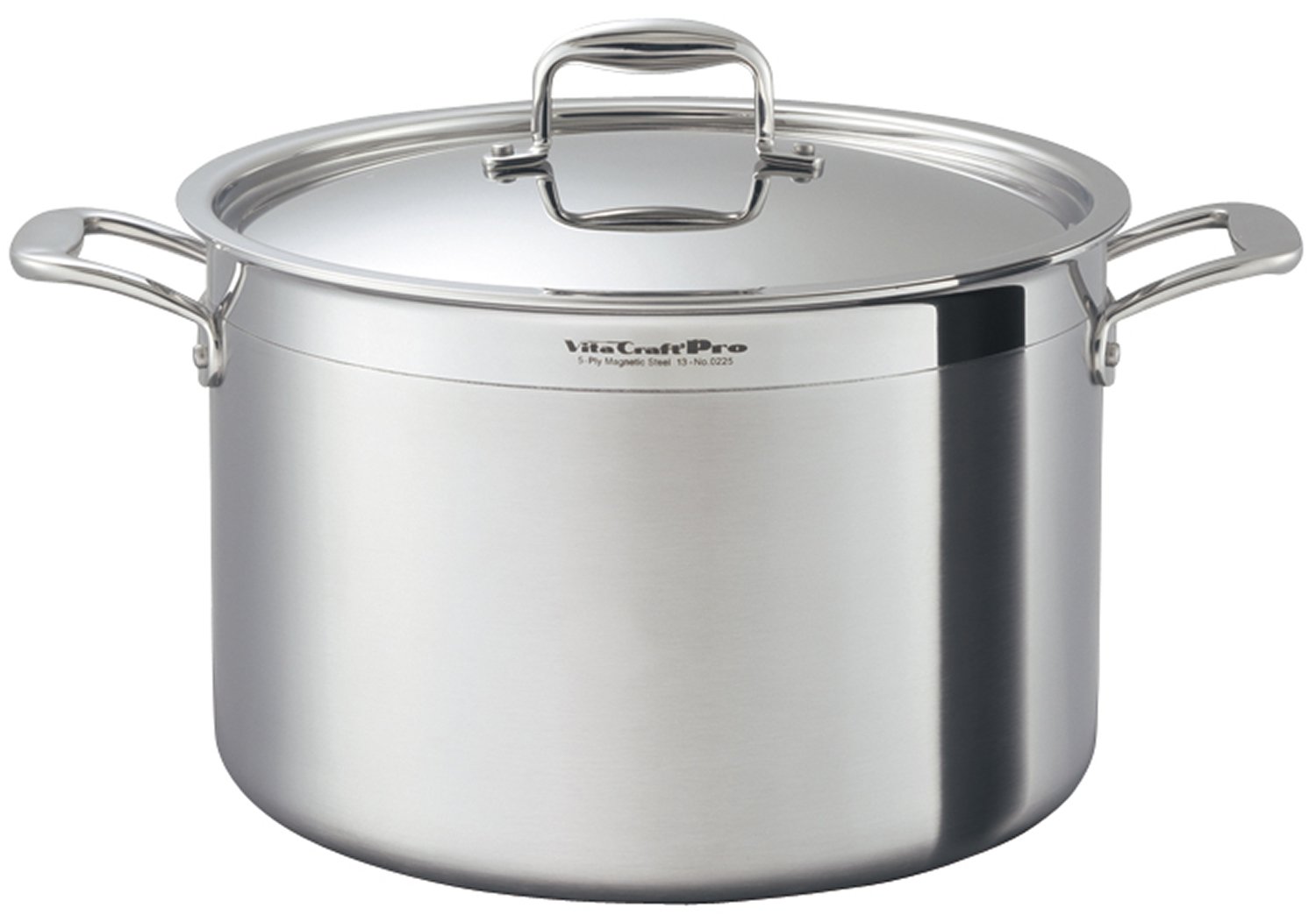 Amazon｜ビタクラフト 半 寸胴鍋 プロ 14.2L 30cm 0225｜寸胴鍋