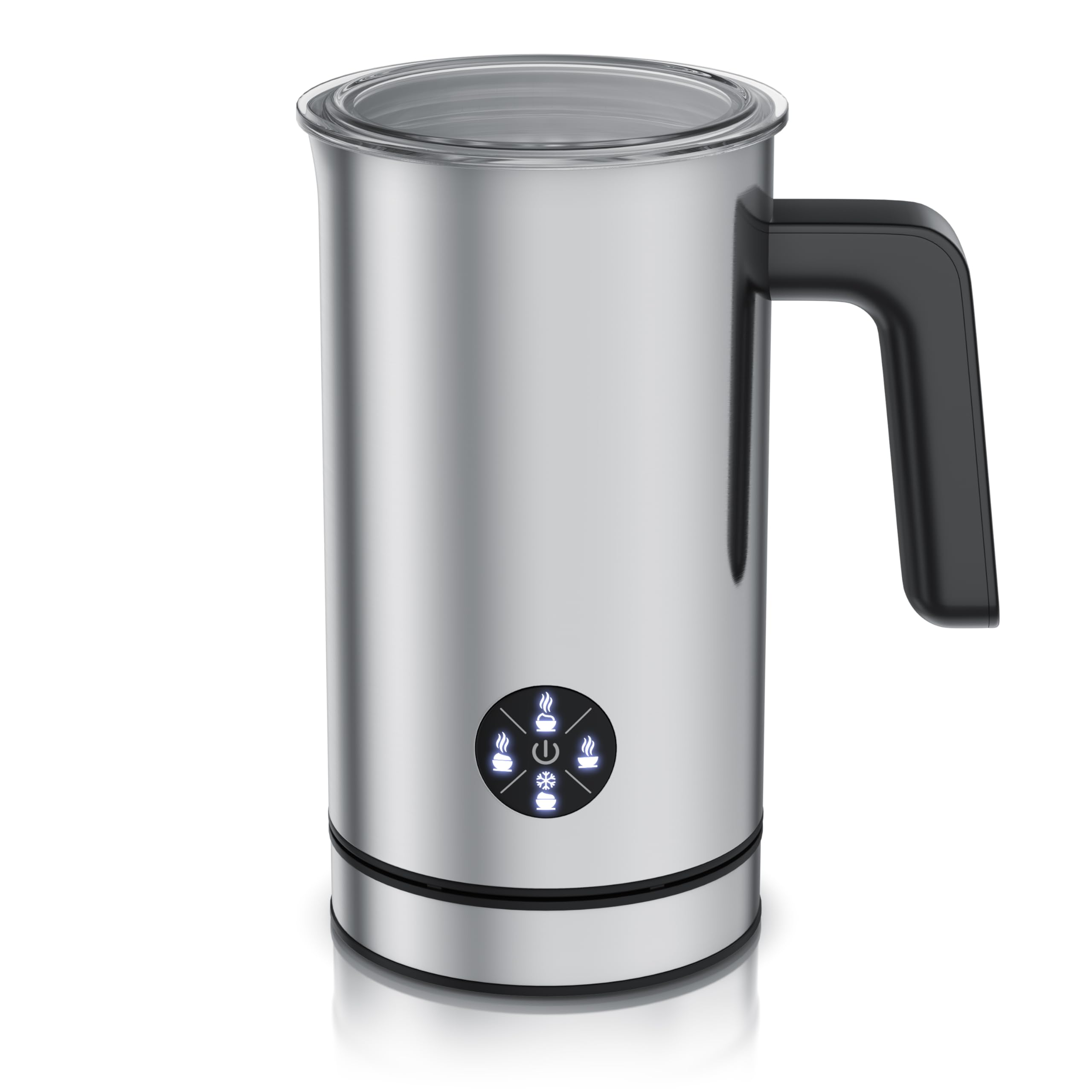 Arendo - Milchaufschäumer elektrisch 4 in 1 – Doppelwandgehäuse – 4...