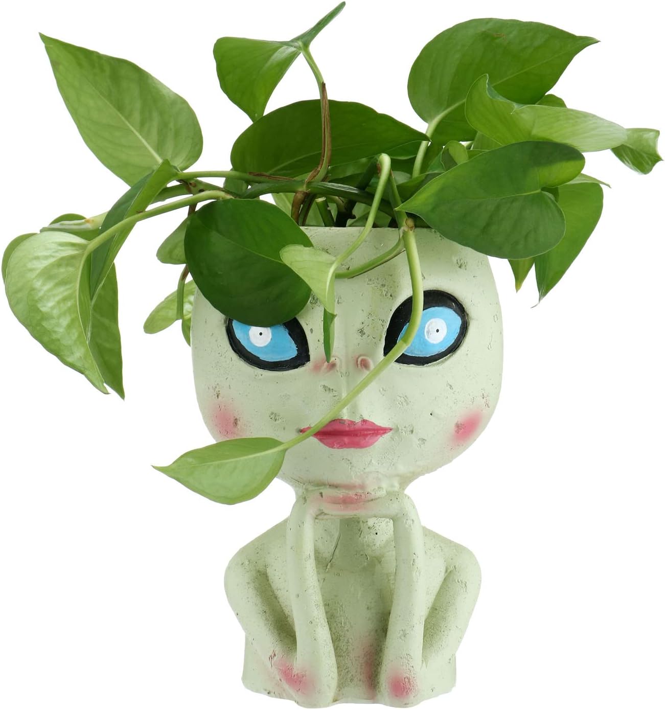 kiss me Plant Pot Flowerpot Cartoon Flowerpot, Creative Resin Planter