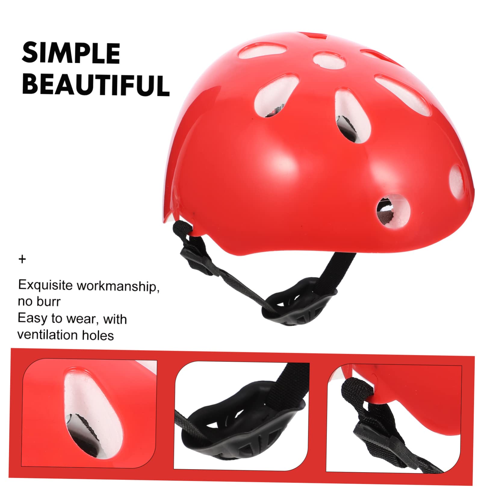 YARNOW 3pièces Casque De Ajustable pour Garçon Fille pour Vélo Skateboard Casque De Sport avec Ventilation pour Et Sécurité Renforcée