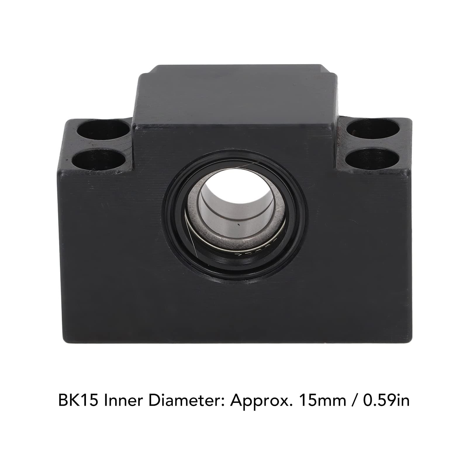 Bk15 Ballscrew Bearing Block Sfu1605 Sfu1204 End Support Kit for High Accuracy On Lathe CNC Machine Tool Carbon Steel