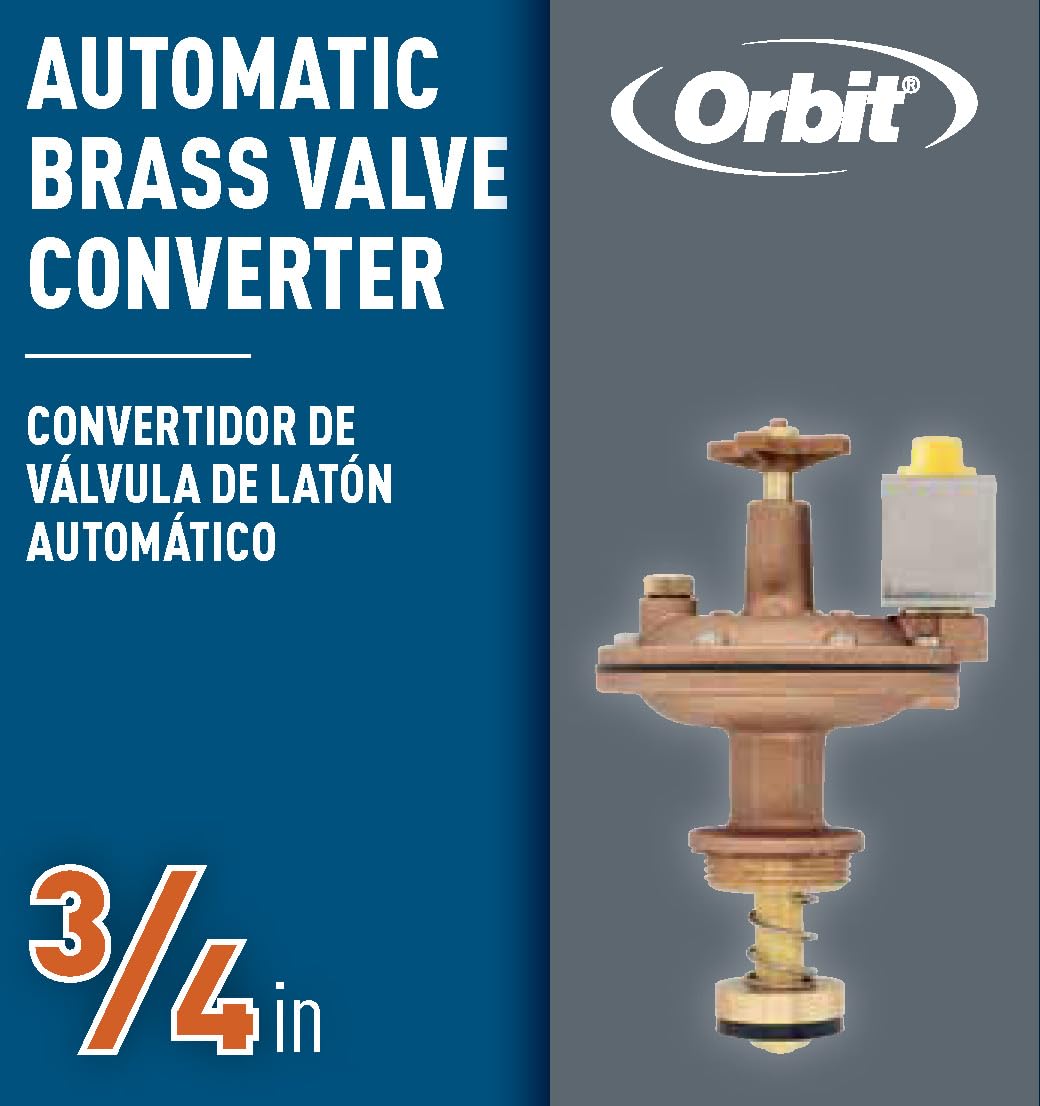 Orbit WaterMaster Underground 57034 3/4-Inch Brass Automatic Converter Valve