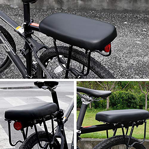 Bosnyyds YPB0757813240279PG Bicycle Back Seat Cycle Mtb Mountain Bicycle Pu Leather Soft Comfortable Cushion Bike Rear Rack Seat Children Back Seat Pad thumb #2