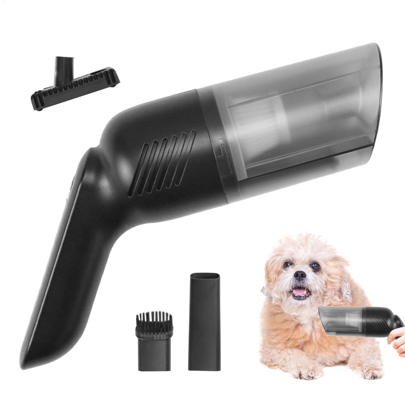 Herramienta de eliminación de pelo de mascotas portátil con cabezal de succión multifuncional