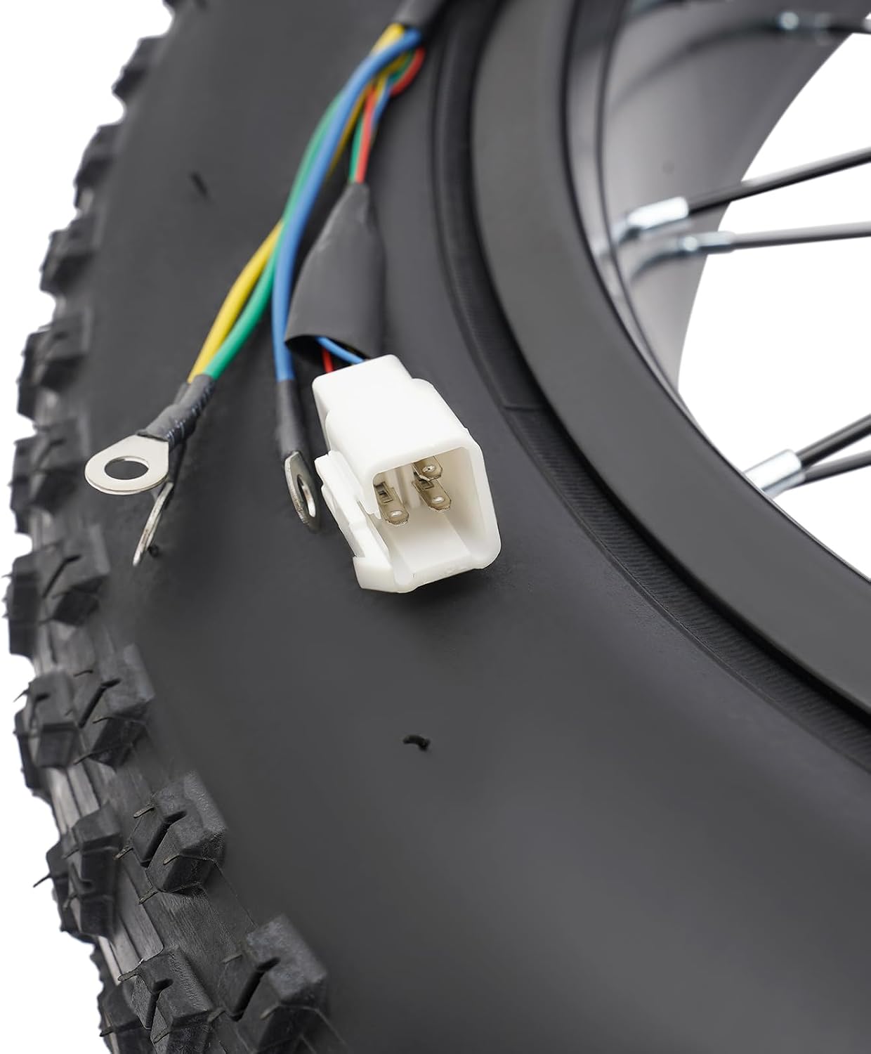 1500W Electric Bike Conversion Kit, 48V 20" Fat Rear Wheel E-Bike Conversion Kit, 7-Speed Electric Bicycle Hub Motor Kit with LCD/Controller Bag/Thumb Control/Pedal Assist Sensor