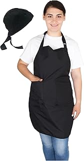 Hair Stylist Apron + Hat - Waterproof Apron Protective Coating - Nail Tech Apron Cosmetologist Apron-Grooming Apron Salon Apron-saying aprons for women, hair stylist apron with zipper