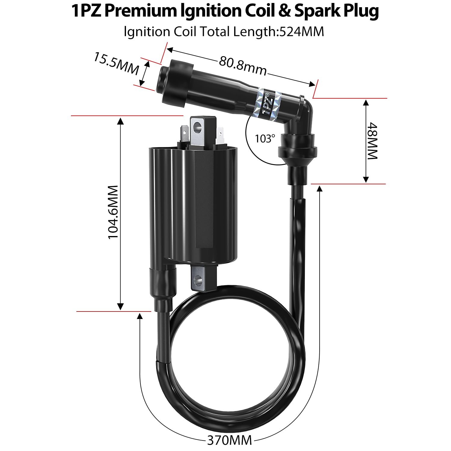 Amazon | 1PZ JP9-SW2 強化 点火專用 イグニッションコイル プラグ