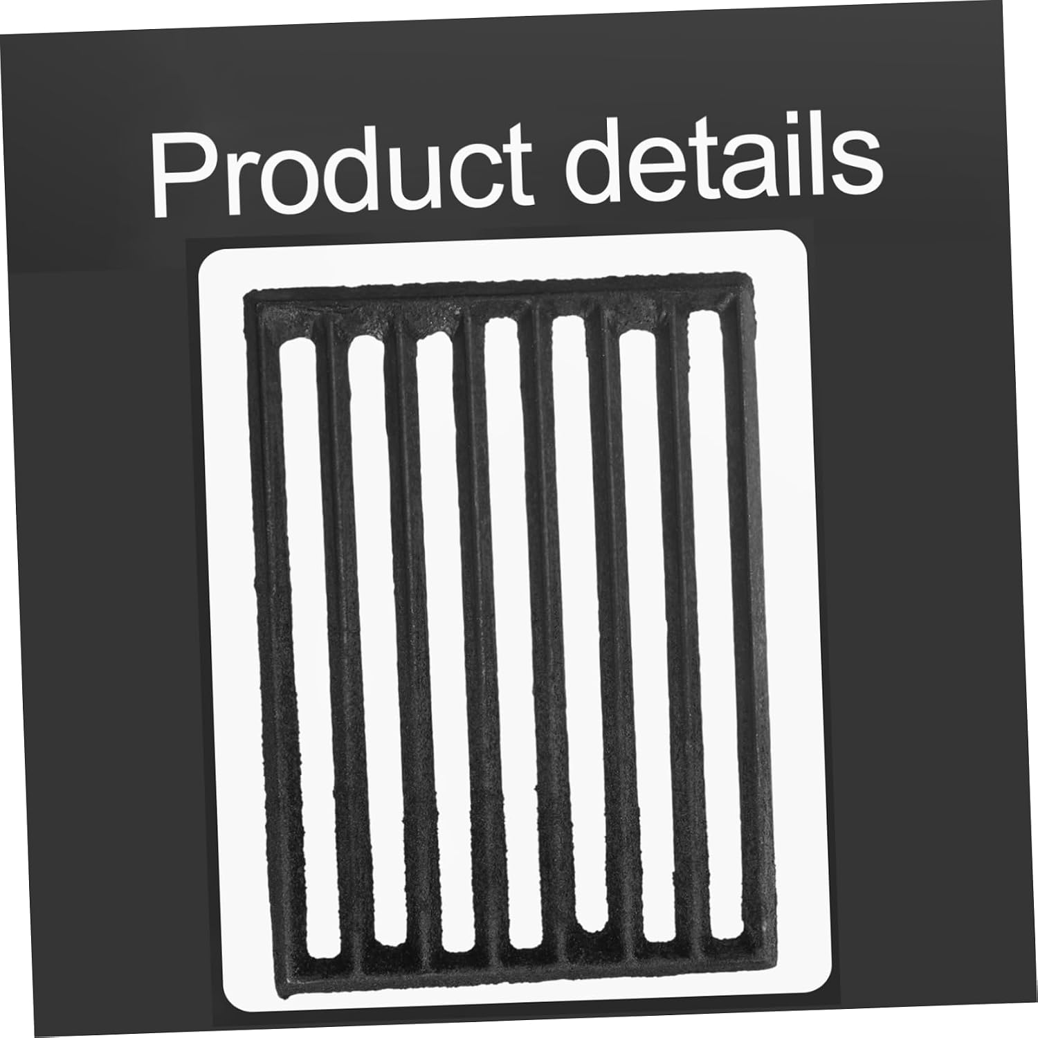 Fireplace Grate Stove Grate Metal High Hardness and Long-term Durability