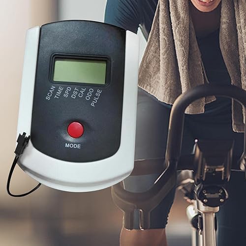 Miniatura 3 de Generic Monitor Velocímetro WContador de Instrumentos Analíticos de Frecuencia Cardíaca para Bicicleta Estacionaria de Computadora