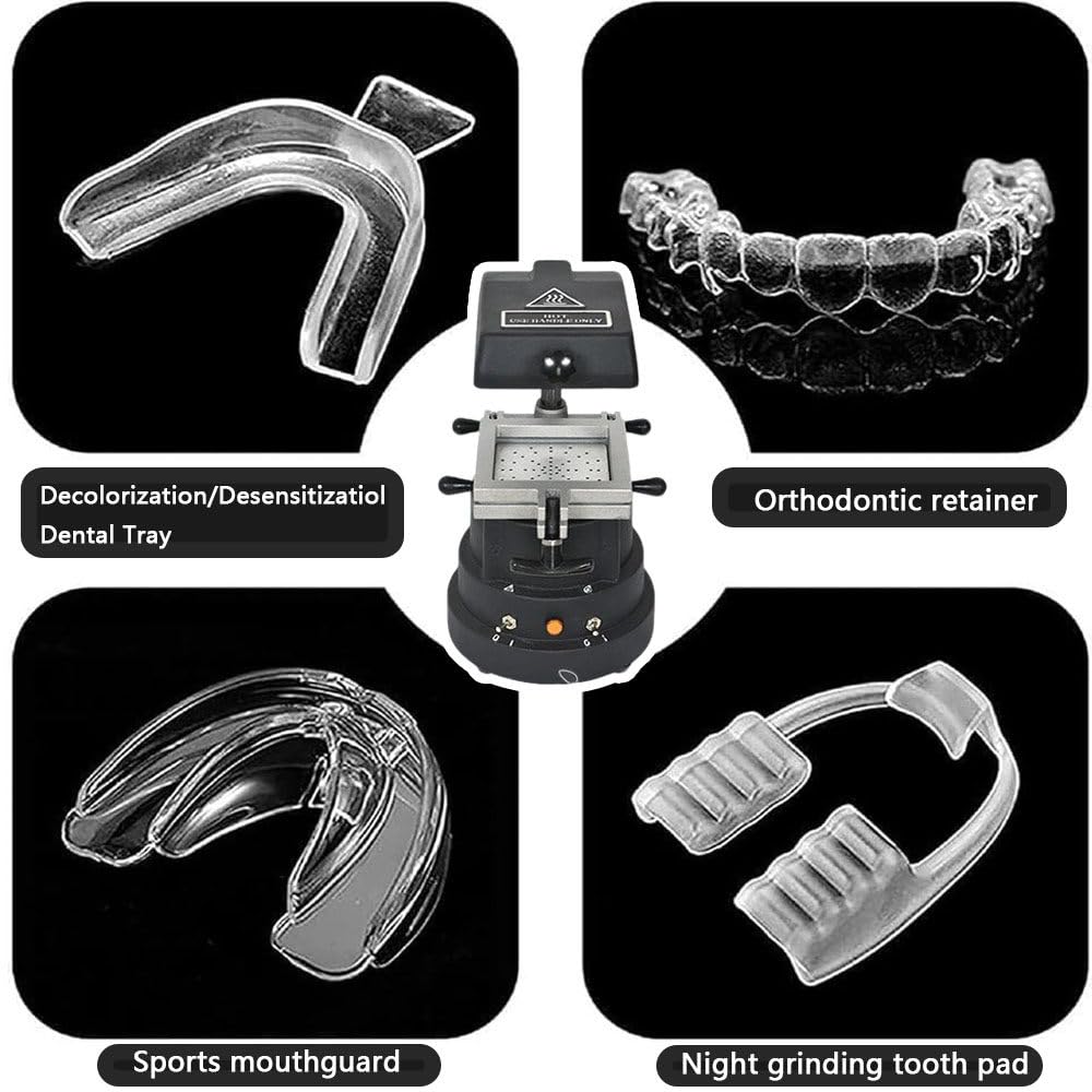 Termoformado Dental Y Estampado Al Vacío,Termoformadora,Formación Al Vacío para Laboratorio Dental,para Moldear Profundo,Termoformador De Vacío