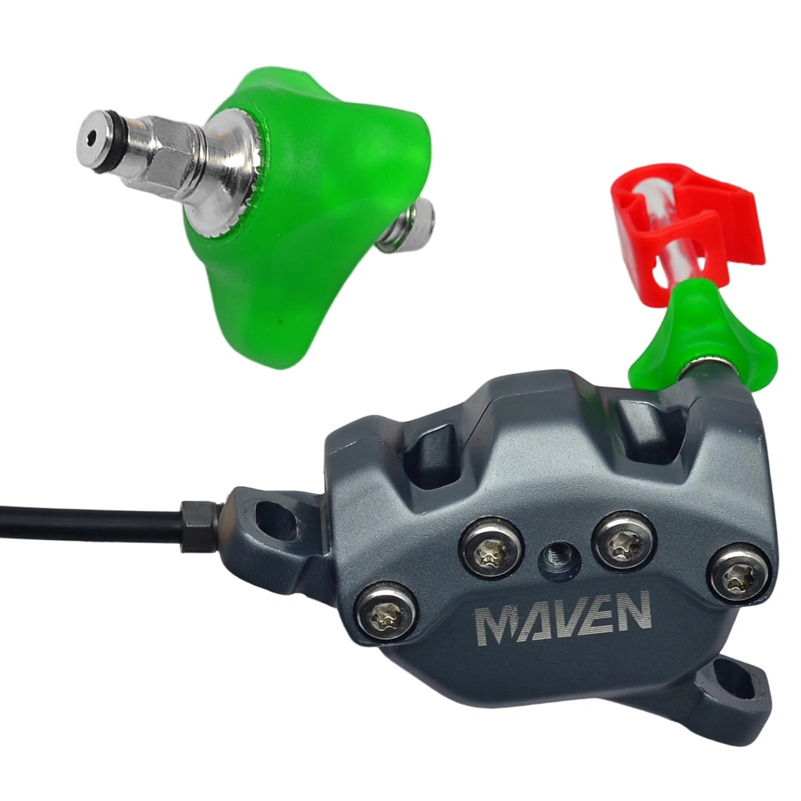 CYCOBYCO Kit di spurgo Freni per Olio Minerale Standard SRAM Maven DB8 | Kit Completo di spurgo con Tubi, cacciavite e Strumenti