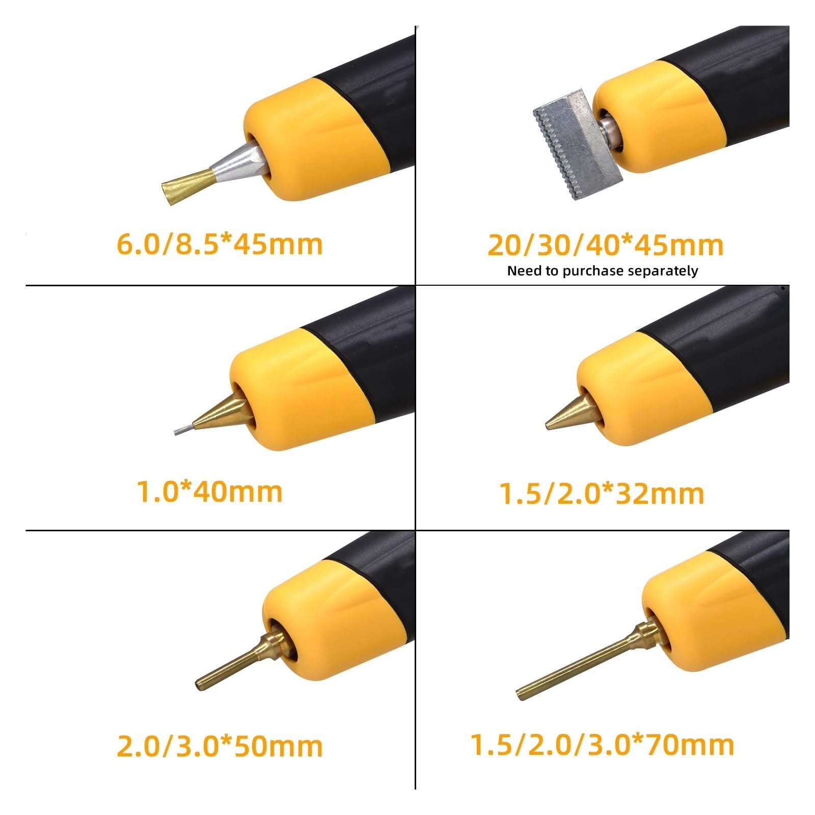 Pistola for colla a caldo senza fili 120 W 12 V con controllo della temperatura tramite display digitale Batteria e ugello sostituibili Utilizza stick di da 11 mm(SET-3)