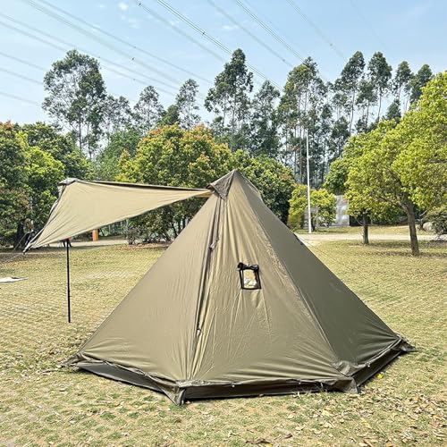 Carpa de Camping Ligera para 1 Persona 4 Estaciones Verde miniatura 1