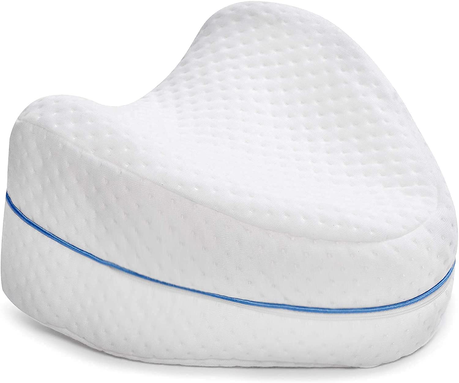 Drumstone (๐๐ ๐๐๐๐๐ ๐๐๐๐๐๐๐๐ Knee Pillow for Side Sleep, Designed for Back Pain, Sciatic Nerve Relief, Leg Pain, Pregnancy, Hip & Joint Pain, Memory Foam Leg Pillow for Comfort