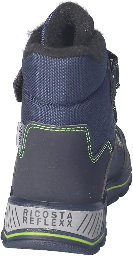 RICOSTA Ragazzo Stivali Gabris,Larghezza: Normale (Wms),Soletta Removibile, Sympatex,Impermeabile,Stivali Invernali,Foderato,Blu (See/ozean / 180),25 EU