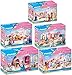 Produktbild PLAYMOBIL® Princess 5er Set 70451 70452 70453 70454 70455 Schlosskonditorei + Musikzimmer + Schlafsaal + Ankleidezimmer + Speisesaal
