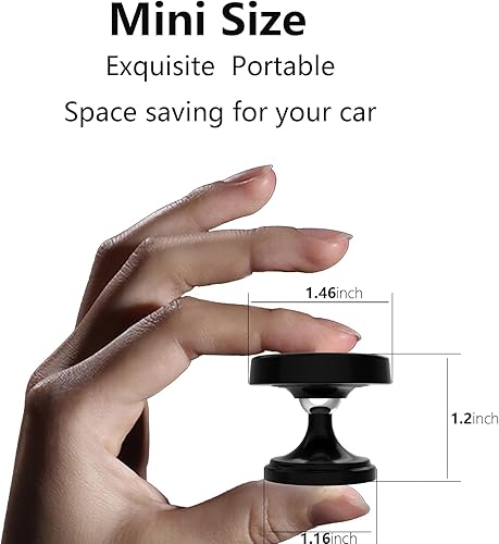 Miniatura 2 de Paquete de 2 soportes magnéticos para teléfono para automóvil, soportes magnéticos 4 placas para soportes de teléfono de automóvil para tu