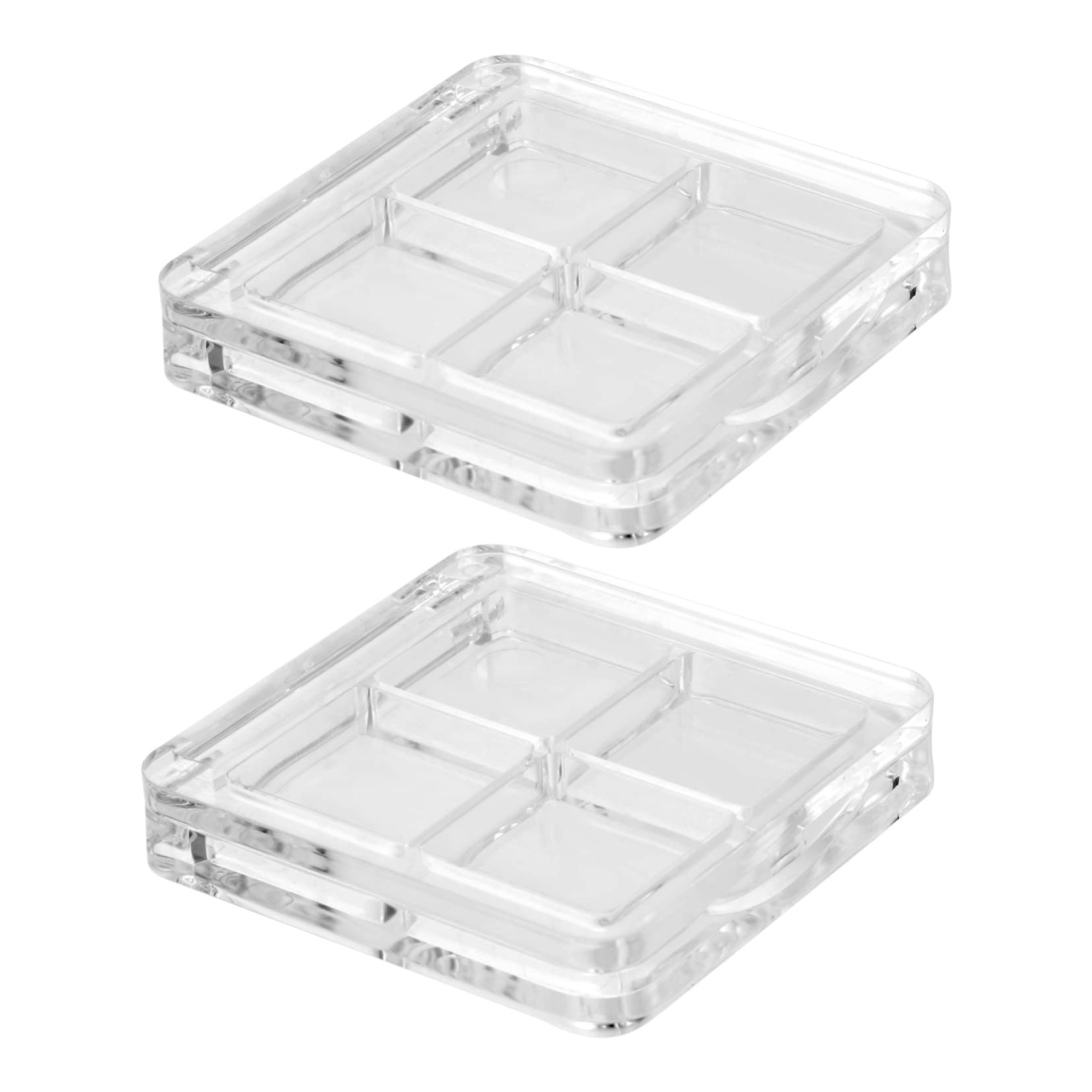 IWOWHERO Diy Eyeshadow Palette Empty Makeup Palette Eyeshadow Storage Box for Women