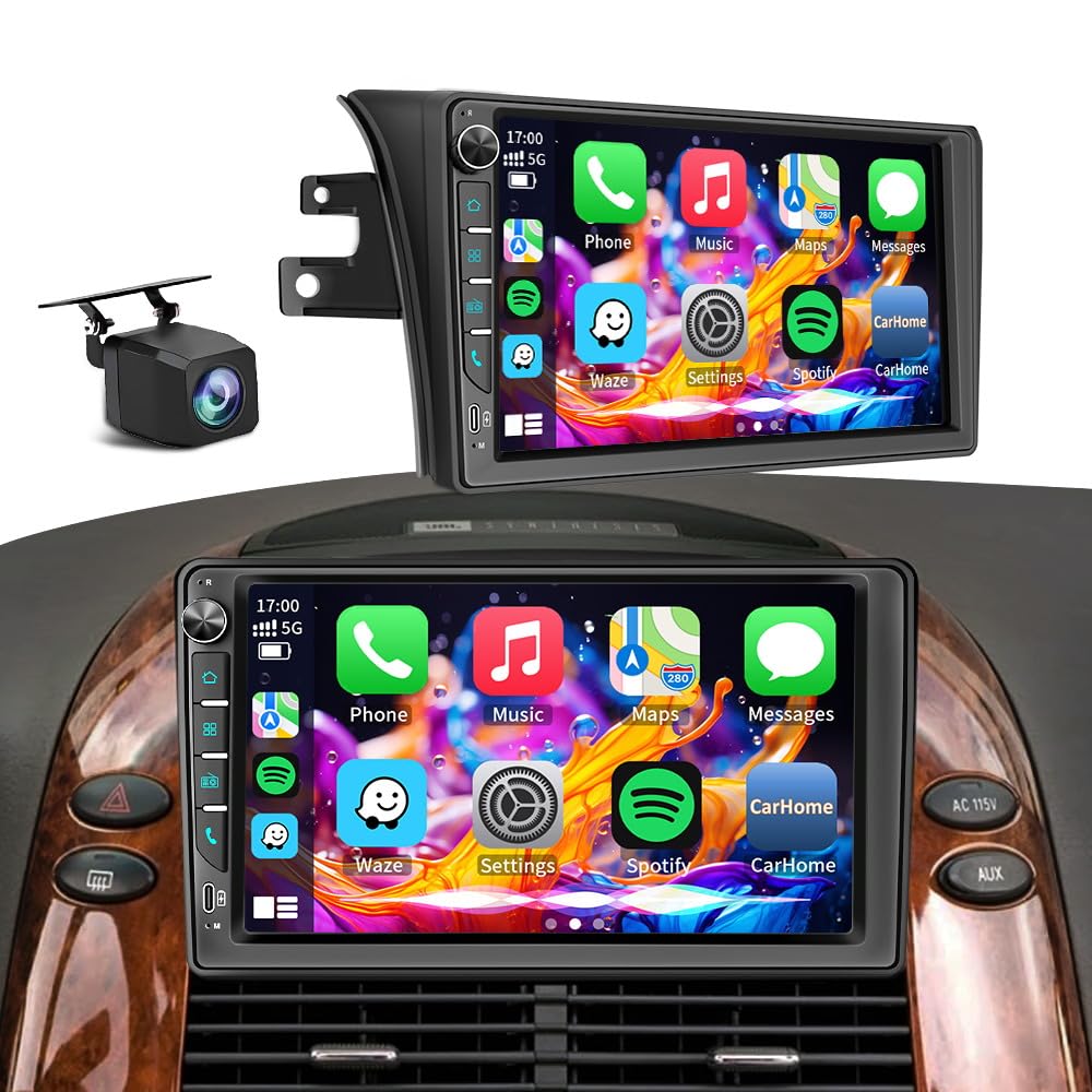 Photo 1 of Plug&Play Car Radio for Toyota Sienna 2004 2005 2006 2007 2008 2009 2010, 9" IPS Touch Screen for Sienna Radio with Carplay, Android Auto&Mirror Link/BT5.2/ SWC/MIC/Backup Camera/Subwoofer Output