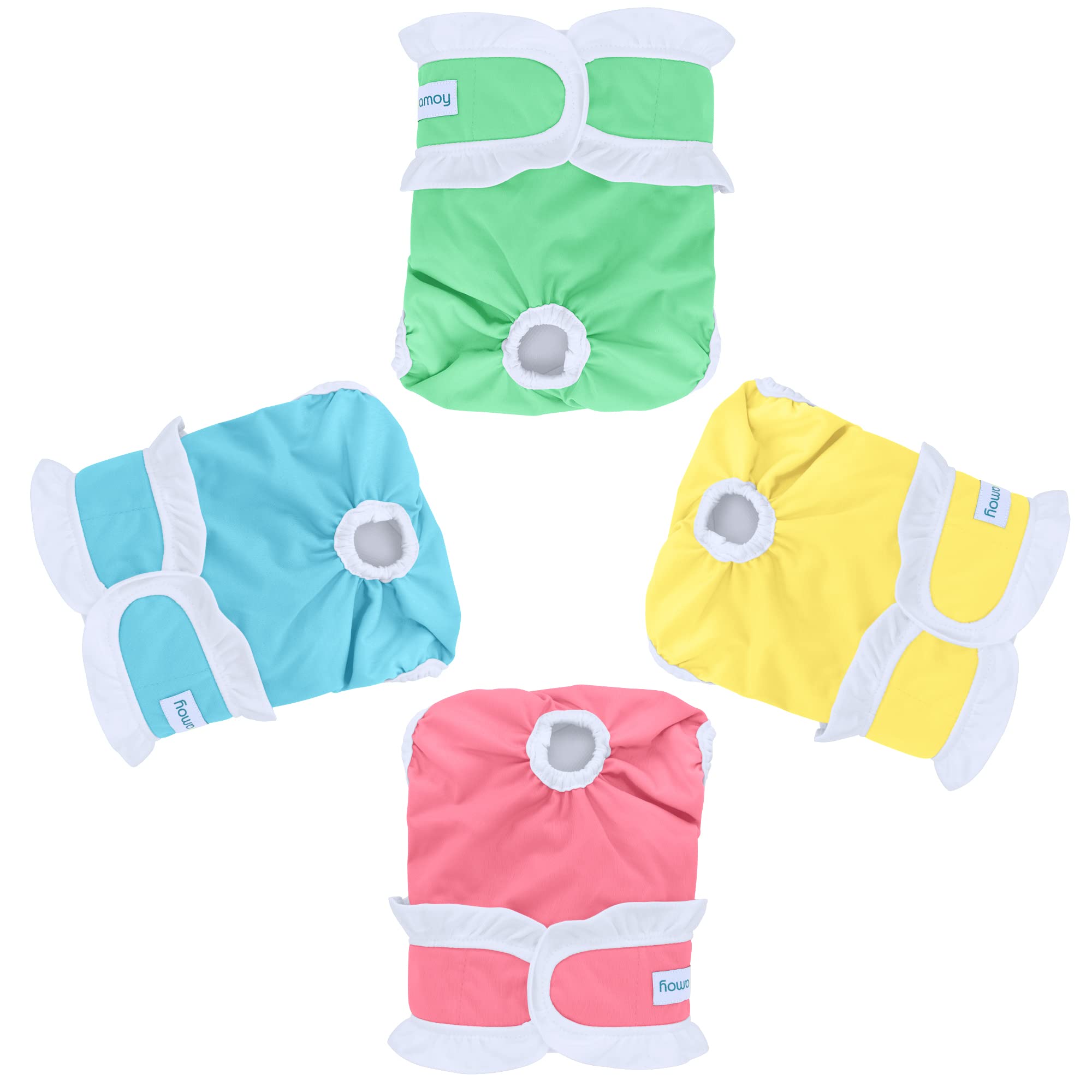 Teamoy 4 Pack Female Dog Diapers