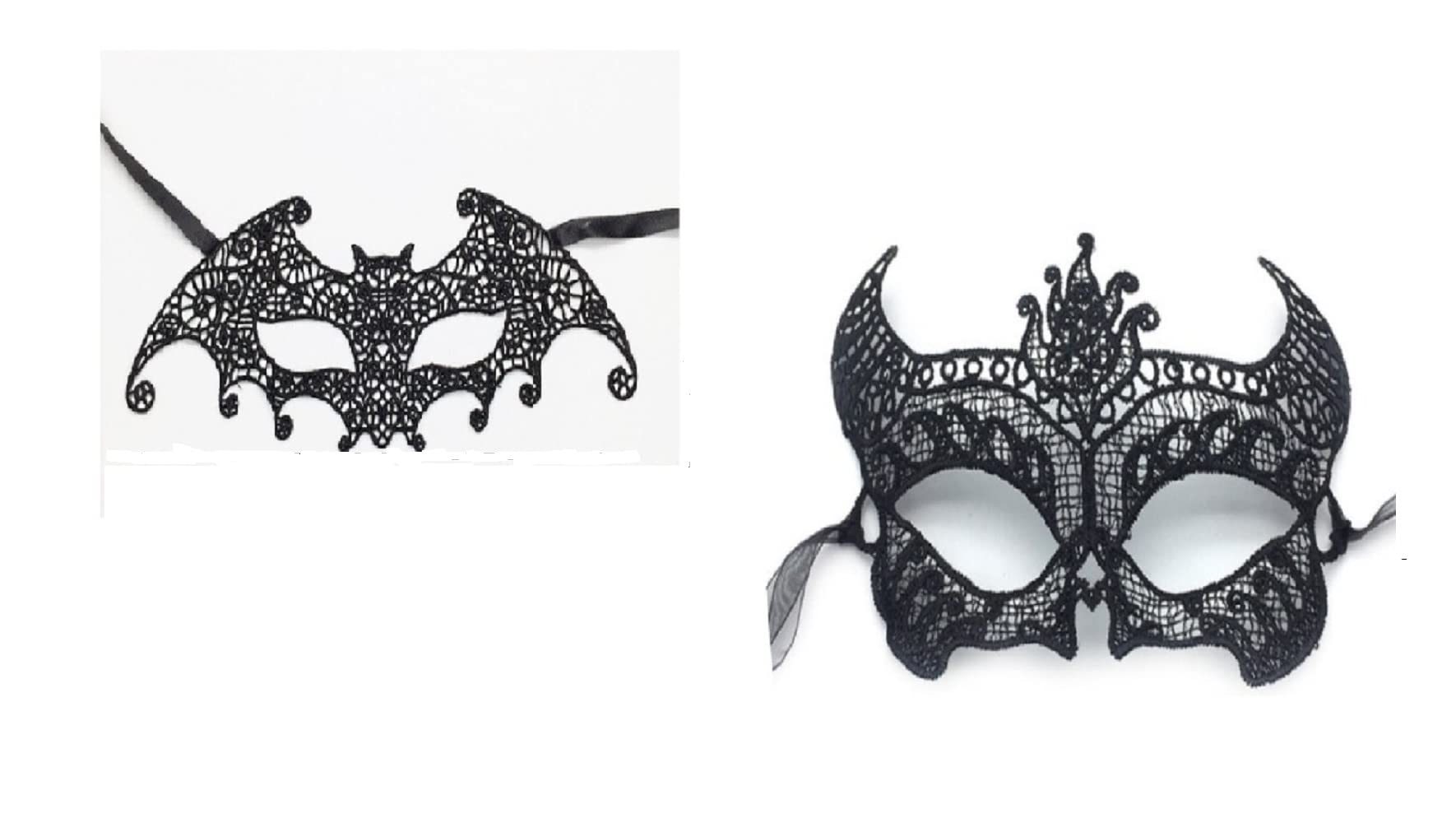BHOOLU&GOOLU Womens Lace Eye Mask for Masquerade Fancy Dress Costume(M6&M7) - 2 Pcs/Set (B0BPK1T8XJ) Amazon Price History, Amazon Price Tracker