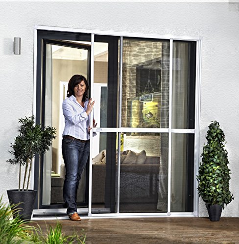 Preisvergleich Produktbild hecht Insektenschutz Doppel-Schiebetür, weiß, 230x240cm