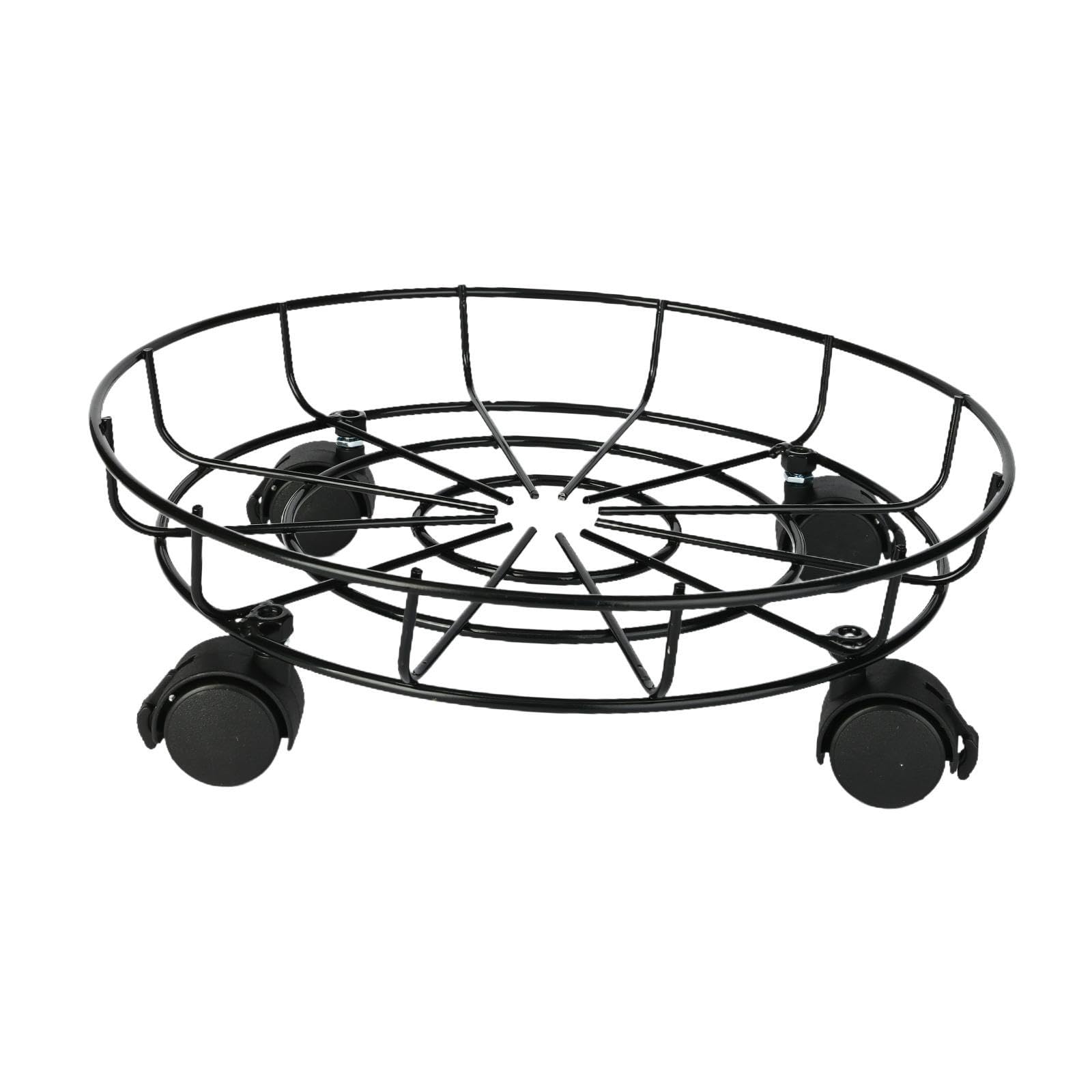 Kcbbe Caddie à Plantes Rond Et Mobile, Avec Roulettes, Plateau à